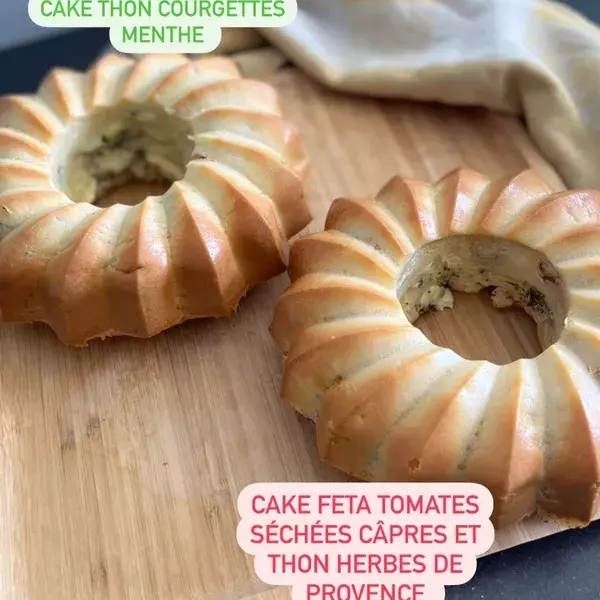 Cakes salés double savarin 