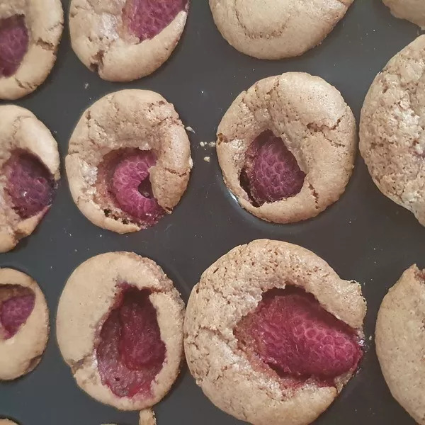 Petits fours à la framboises