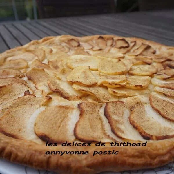 tarte aux pommes si fine!!