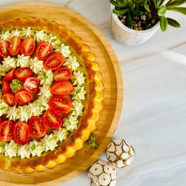 tarte renversée courgette chèvre