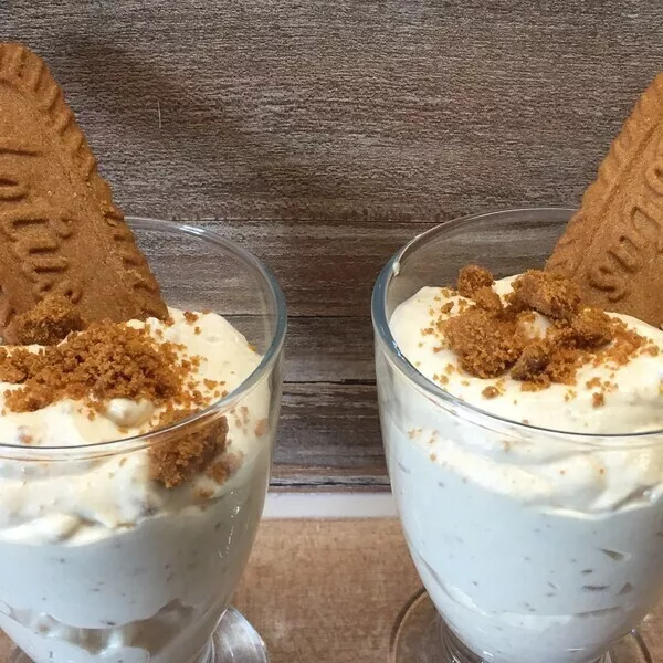 Tiramisu mousse speculoos 