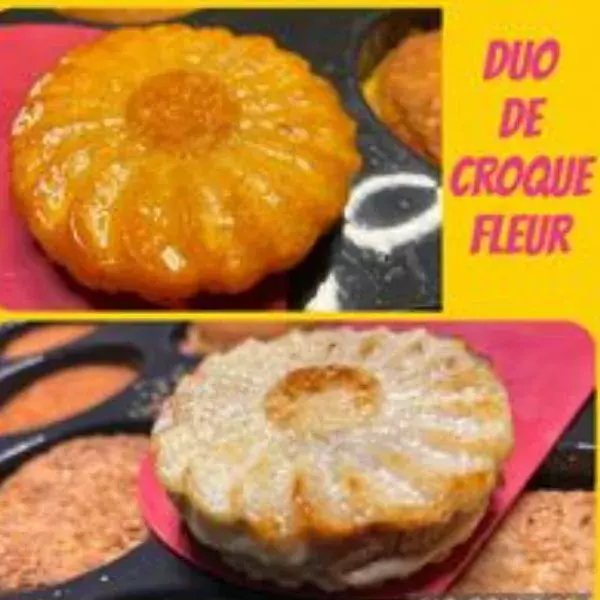 Duo de croques fleur