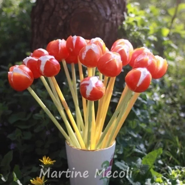 Bouquets de tulipes apéritives