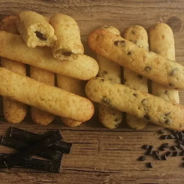 Madeleines longues chocolatées 