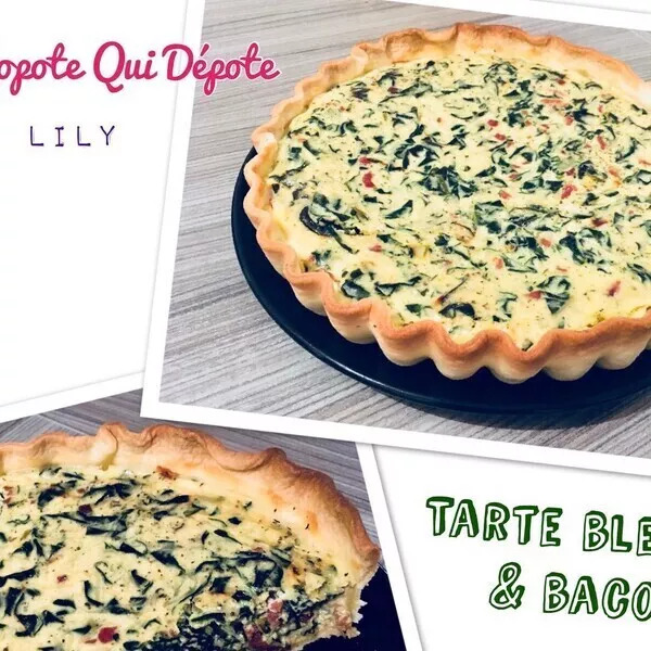 Tarte Blettes et Allumettes de Bacon