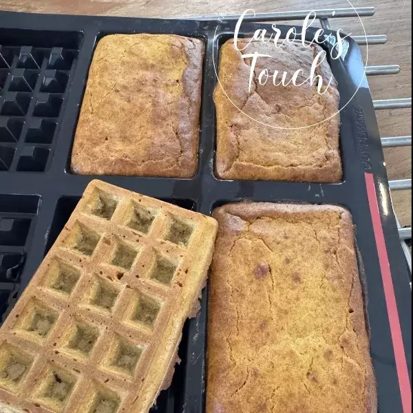 GAUFRES A LA PATATE DOUCE