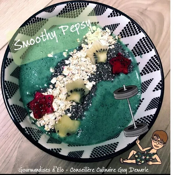 Smoothie : Smoothy Pepsy (spiruline / chia)