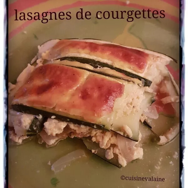 Lasagnes de courgettes au curry