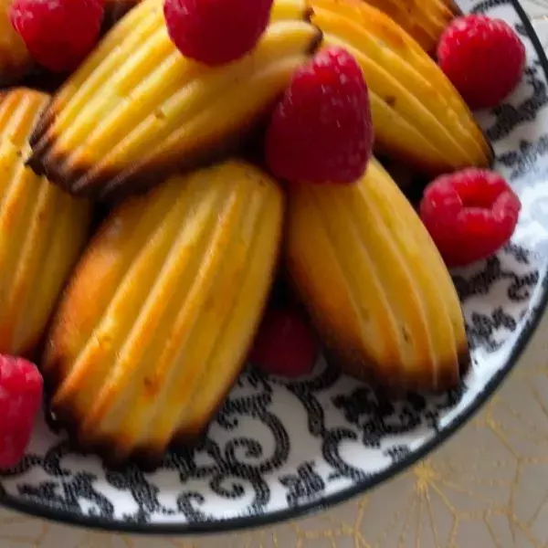 Madeleines aux zestes de citron