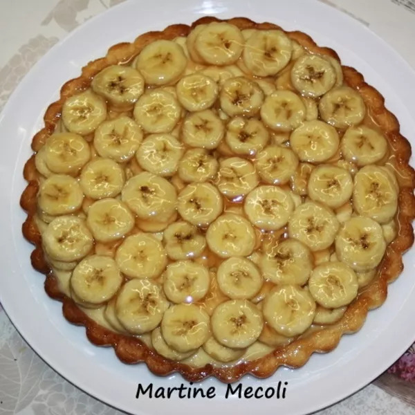 Tarte antillaise aux bananes et son coulis d'ananas sans cook'in