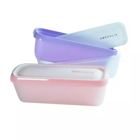 Set de 2 bacs à glace rose et lavande