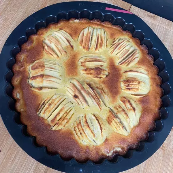 Tarte pomme et amandes 