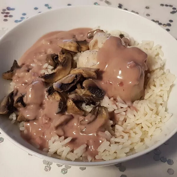 Paupiettes de veau Champignons et riz 