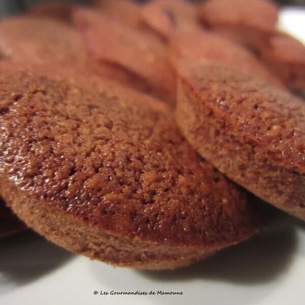 Petits gâteaux « façon financier » au chocolat