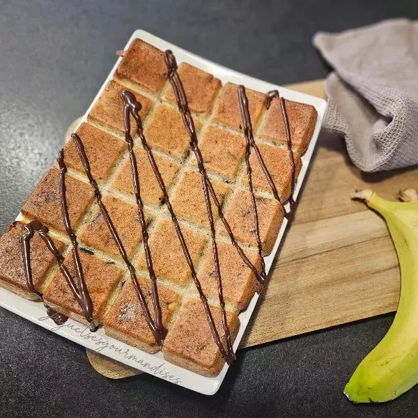 Banana bread sans sucre sans beurre 