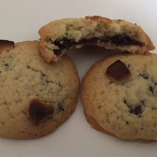 cookies fourrés au chocolat