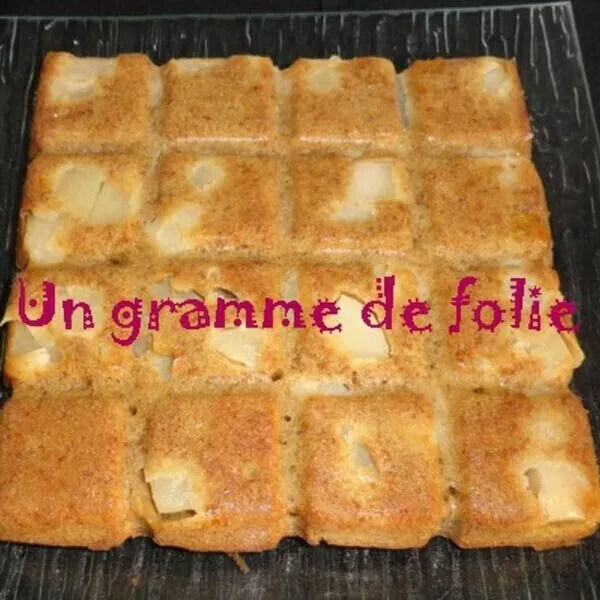 Gâteau poires spéculoos végétalien