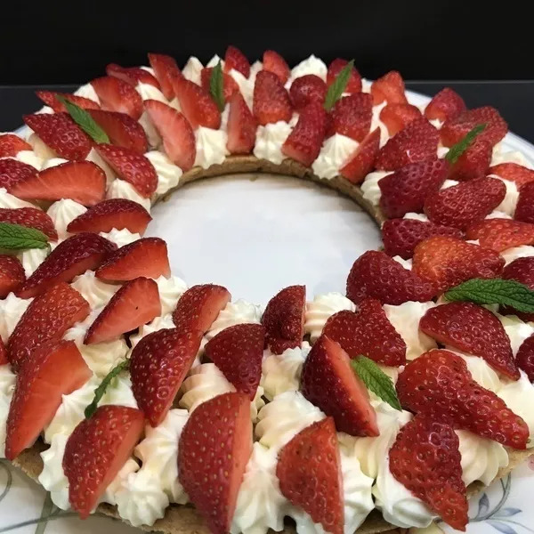 Tarte aux fraises 