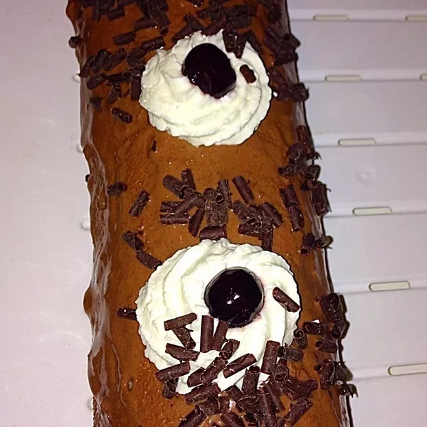 Bûche  façon forêt noire