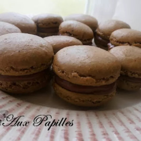 Macarons chocolat/café