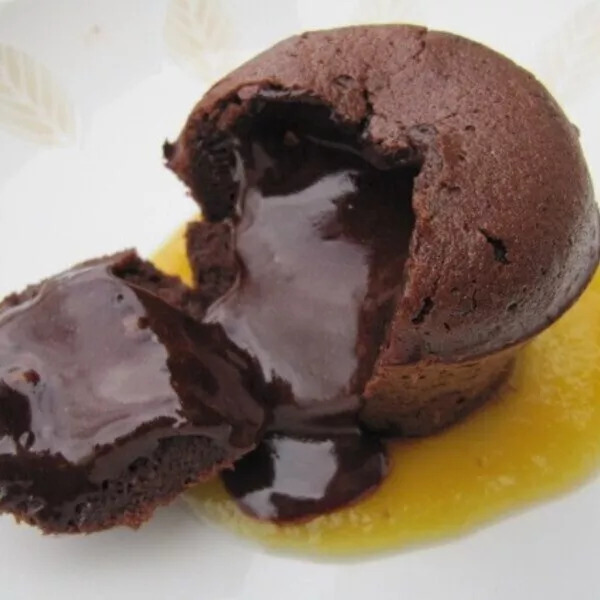 COULANT AU CHOCOLAT GELEE ORANGE