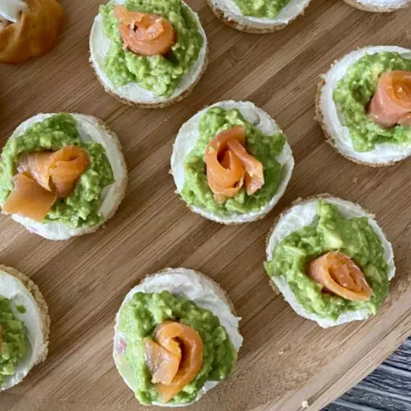 Cheesecake avocat saumon