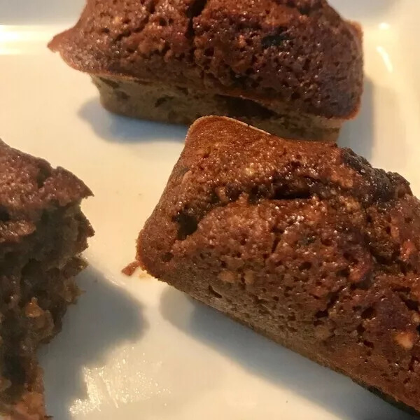 Financier au café & à la brésilienne 