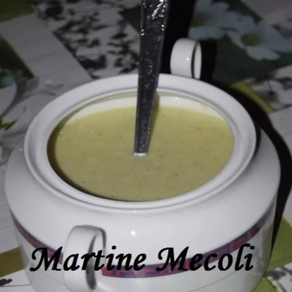 Velouté de courgettes pour grande tablée sans cook'in