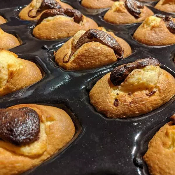 Madeleines au Nutella