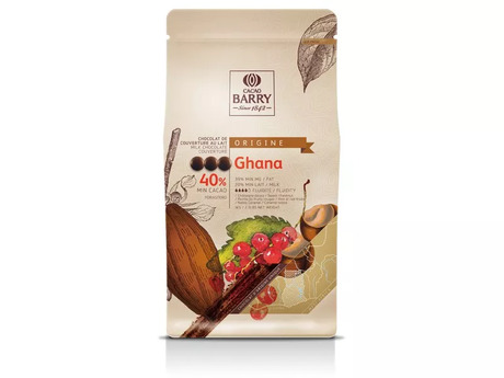 Pistoles de chocolat au lait 40% Ghana 1 kg