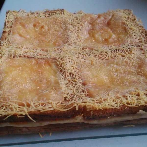 Croque géant jambon raclette