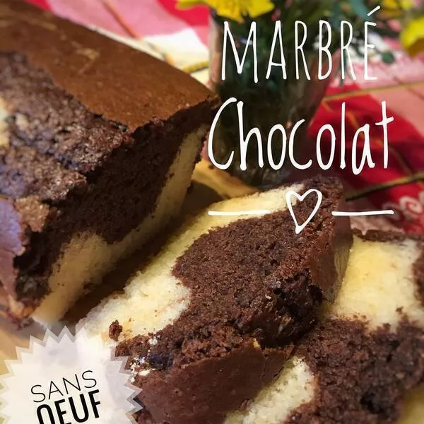 Marbré chocolat sans oeuf