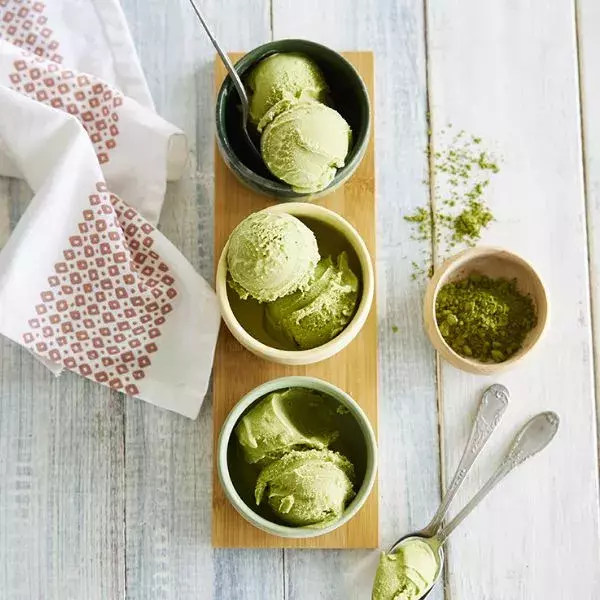 Crème glacée au thé Matcha