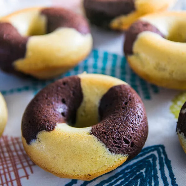 Marbrés chocolat façon Doonuts de Michel SANS I-COOK'IN