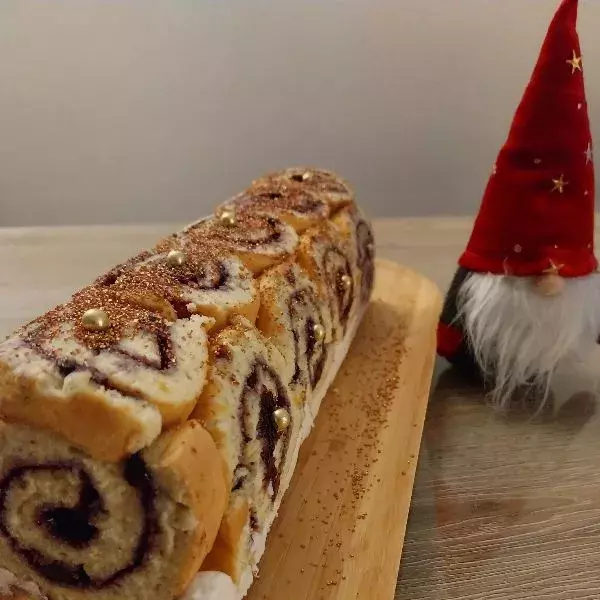 Bûche aux myrtilles