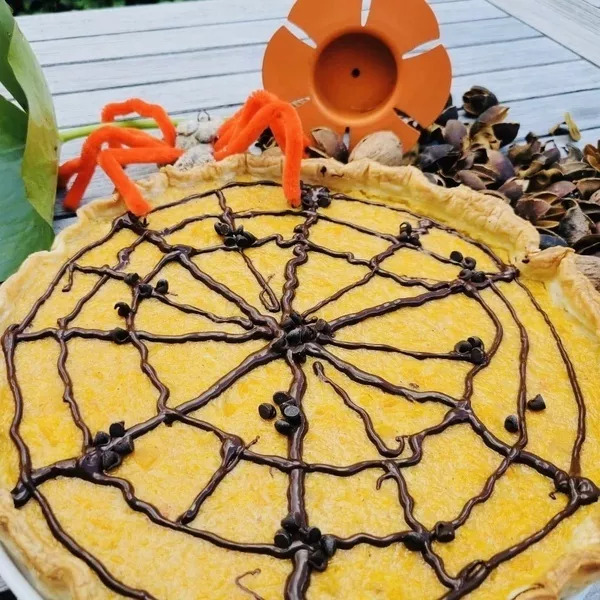 Tarte effrayante à la courge butternut