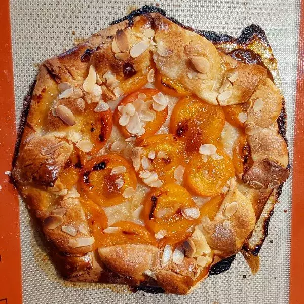 TARTE RUSTIQUE AUX ABRICOTS 