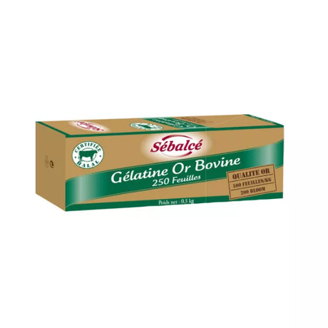 Gélatine Or Bovine 250 feuilles (0,5kg)