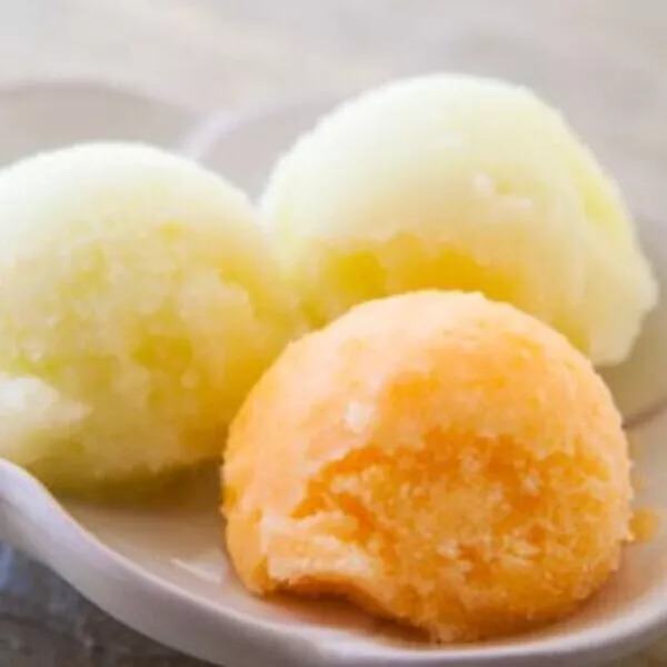 Sorbet melon gingembre