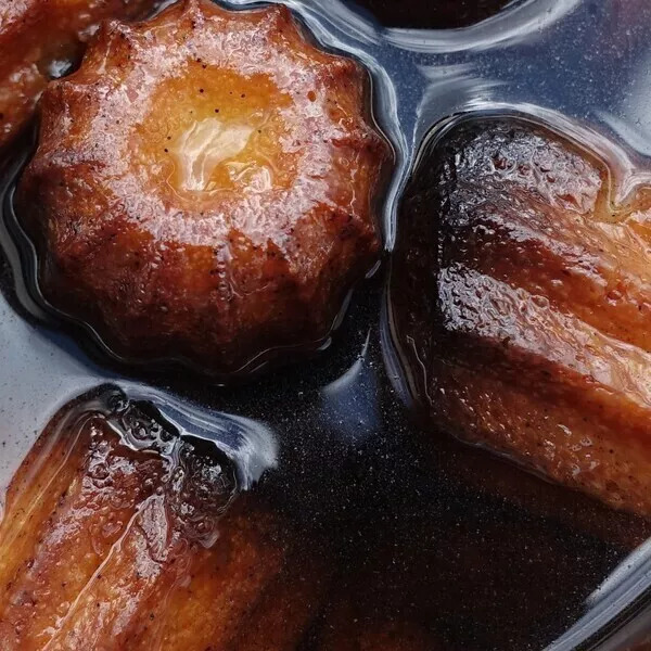 cannelés façon baba au rhum