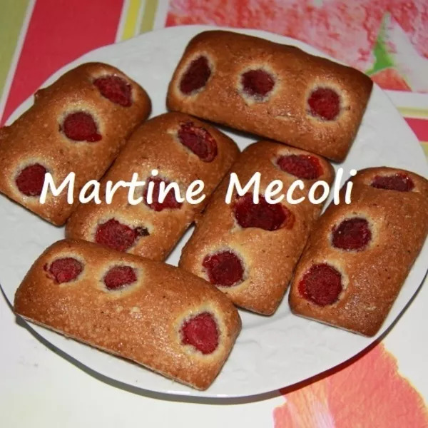 Financiers aux framboises 