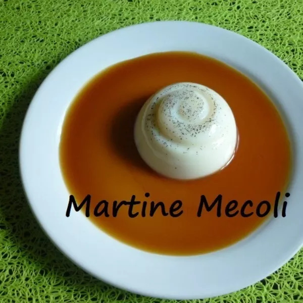 Flans à la vanille sans oeuf sur caramel liquide sans cook'in