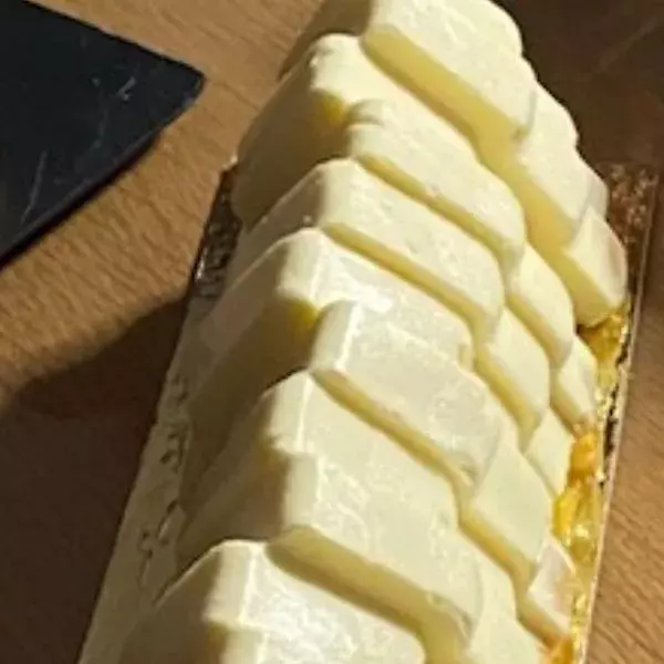 Bûche sapin citron framboise