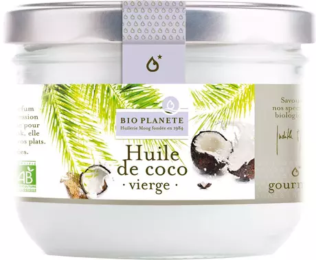 Huile de coco vierge, biologique, 200 ml