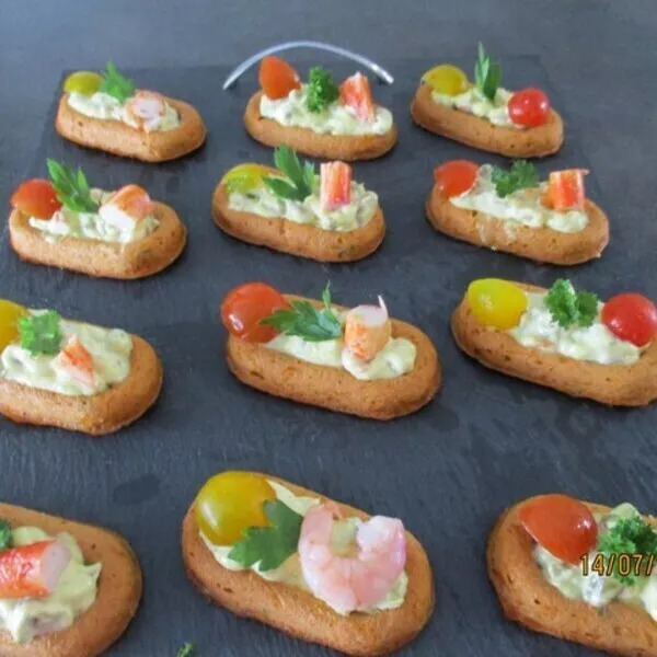 Barquettes savarin au thon