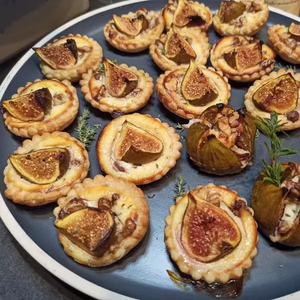 Mini tartelettes apéro aux figues