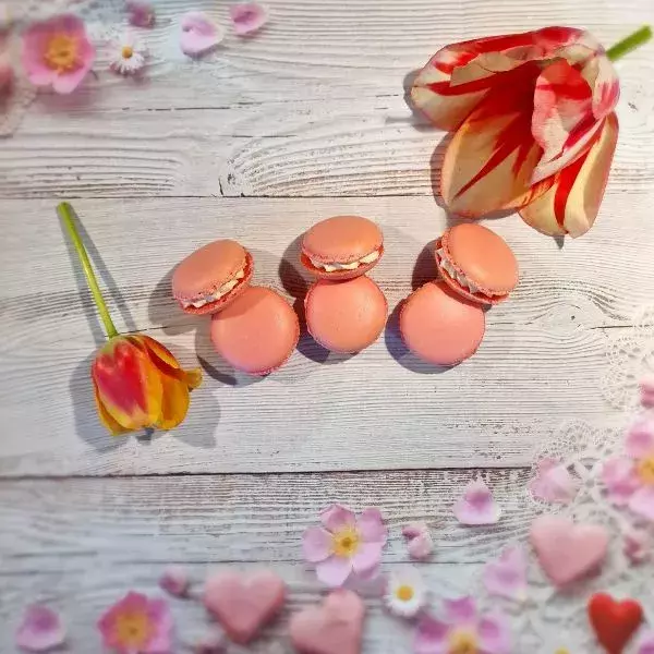 macaron a la vanille