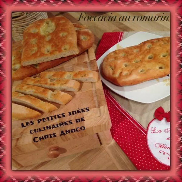 Foccacia au romarin