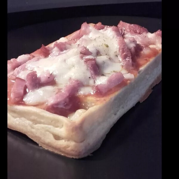 Gaufres façon pizza