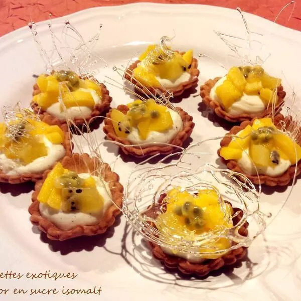 Mini-tartelettes aux fruits exotiques